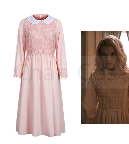 Movie Stranger Things Eleven Cosplay Costumes